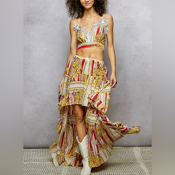 Stripe Pattern 2-Piece Set - Picture 3 of 7